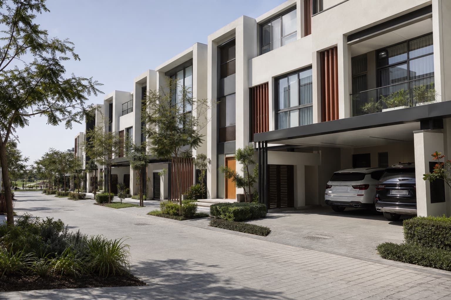 Contemporary family home in a landscaped Dubai community