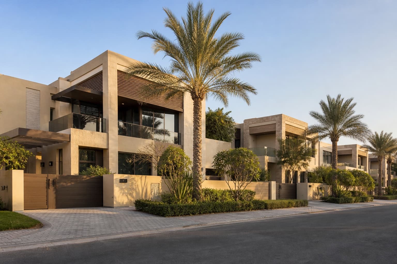 Modern Dubai family villa with private pool